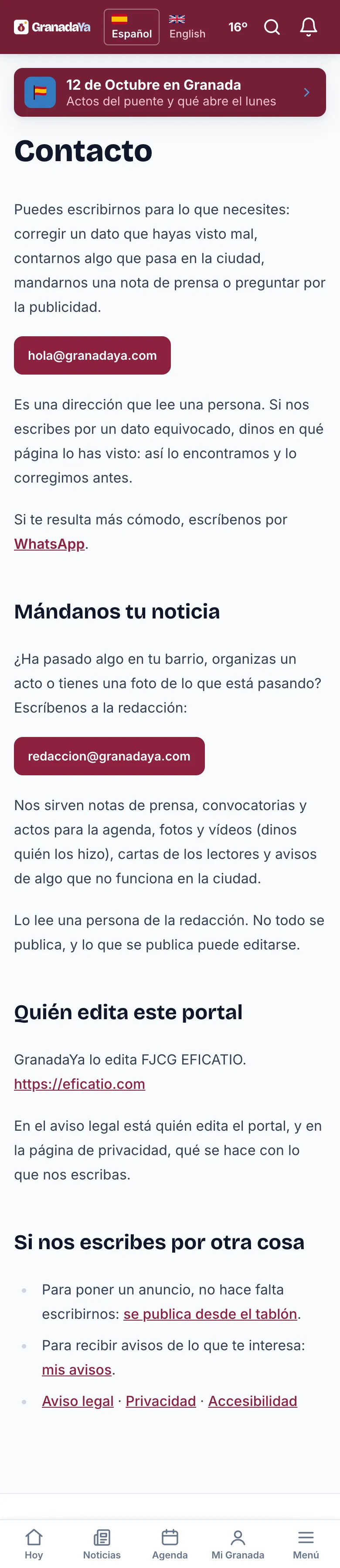 Contacto