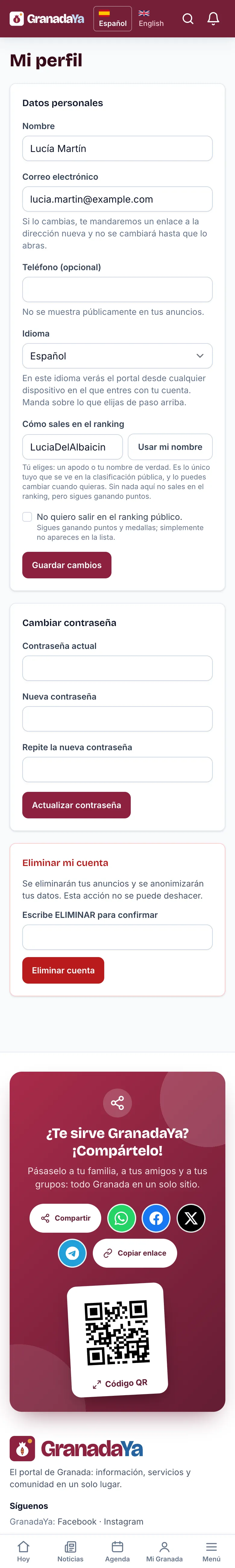 Mi perfil