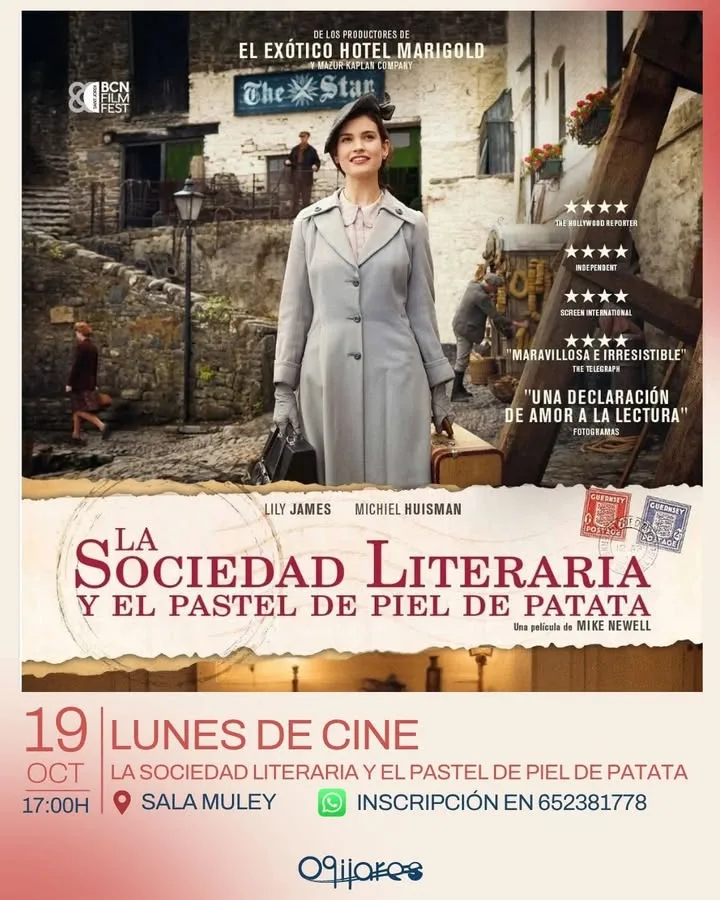 Proyección de «La sociedad literaria y el pastel de piel de patata»