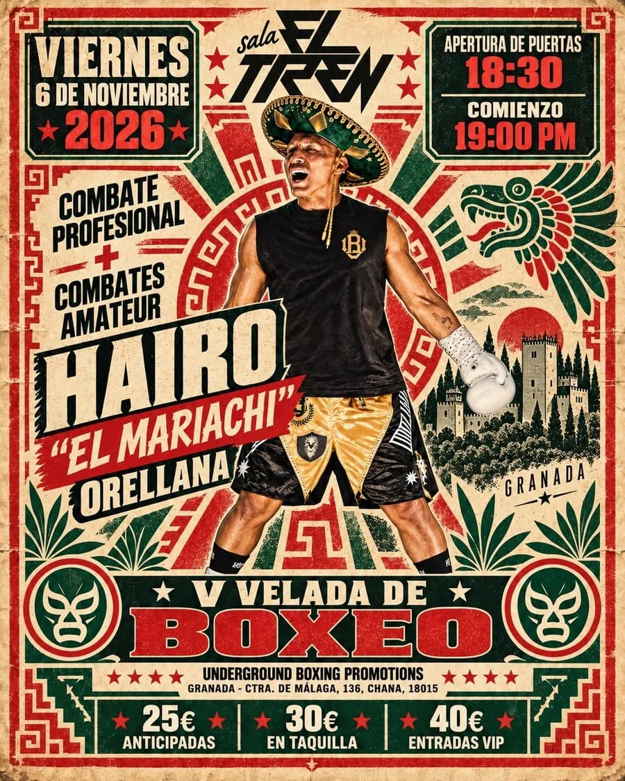 V Velada de Boxeo en la Sala El Tren