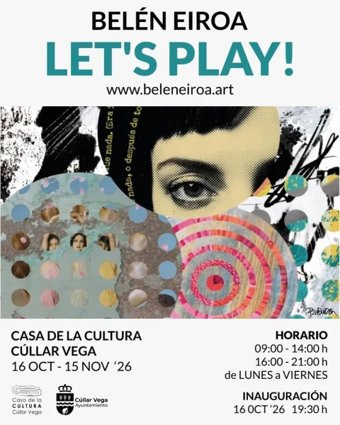 Image for the story: Belén Eiroa exhibits her visual game at the Casa de la Cultura in Cúllar Vega