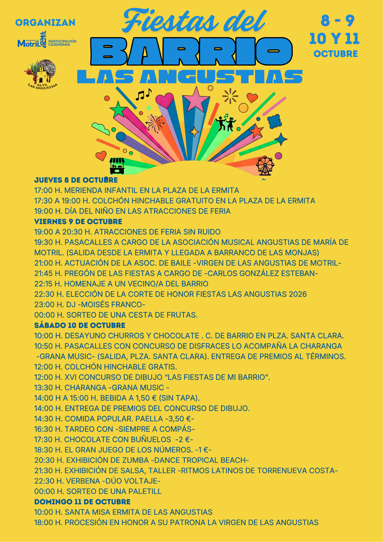 Image for the story: The Barrio de las Angustias celebrates its festivities from October 8 to 11
