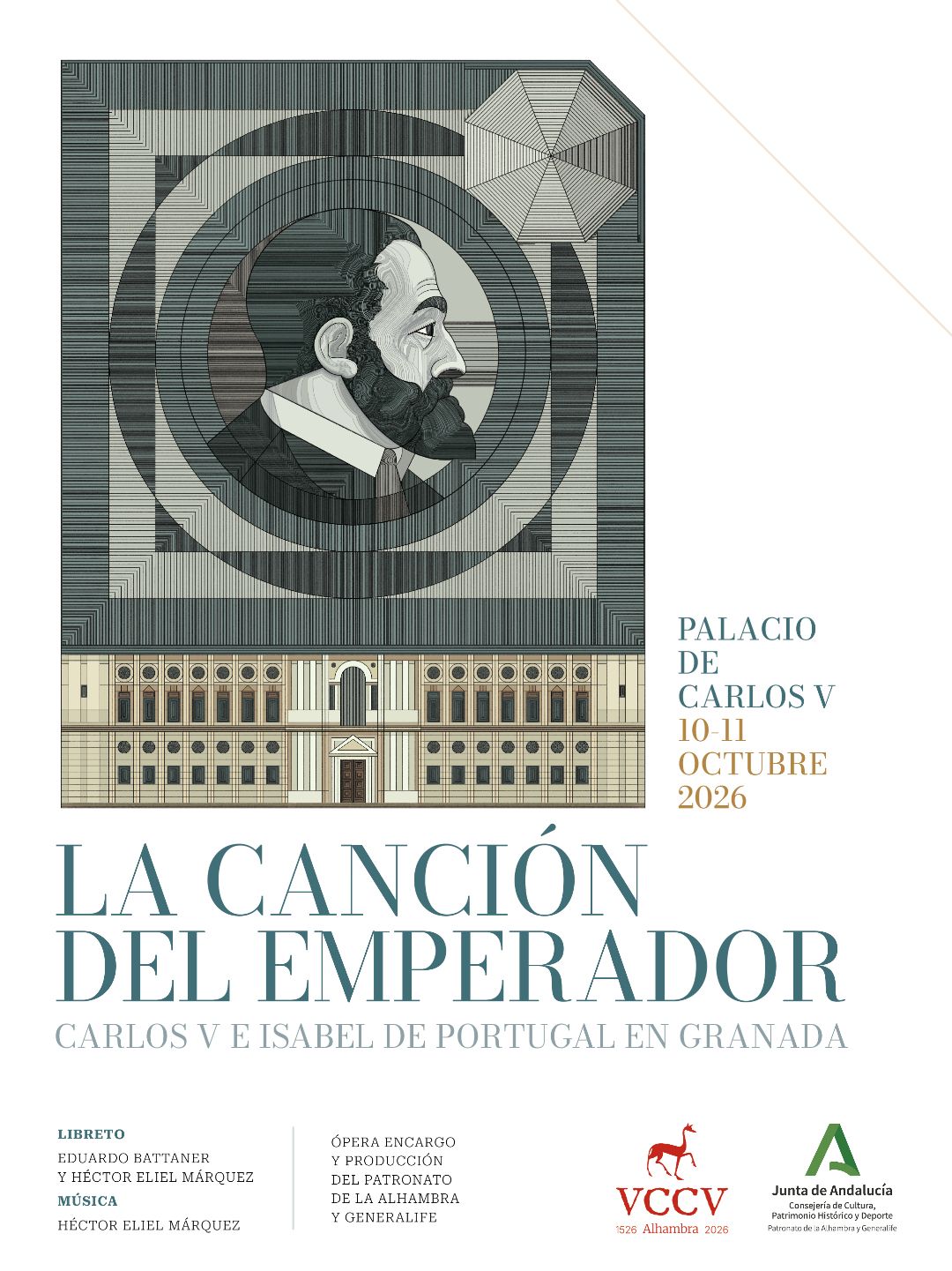 Image for the story: The Alhambra schedules in October a musical cycle about Charles V and Isabella of Portugal