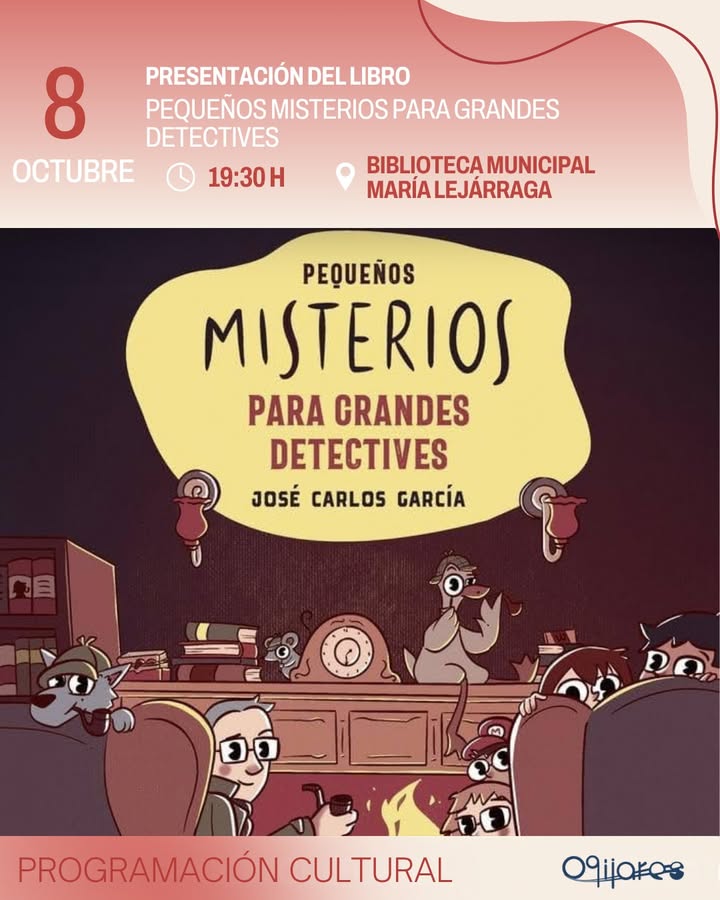 Image for the story: Ogíjares presents the book «Pequeños misterios para grandes detectives»
