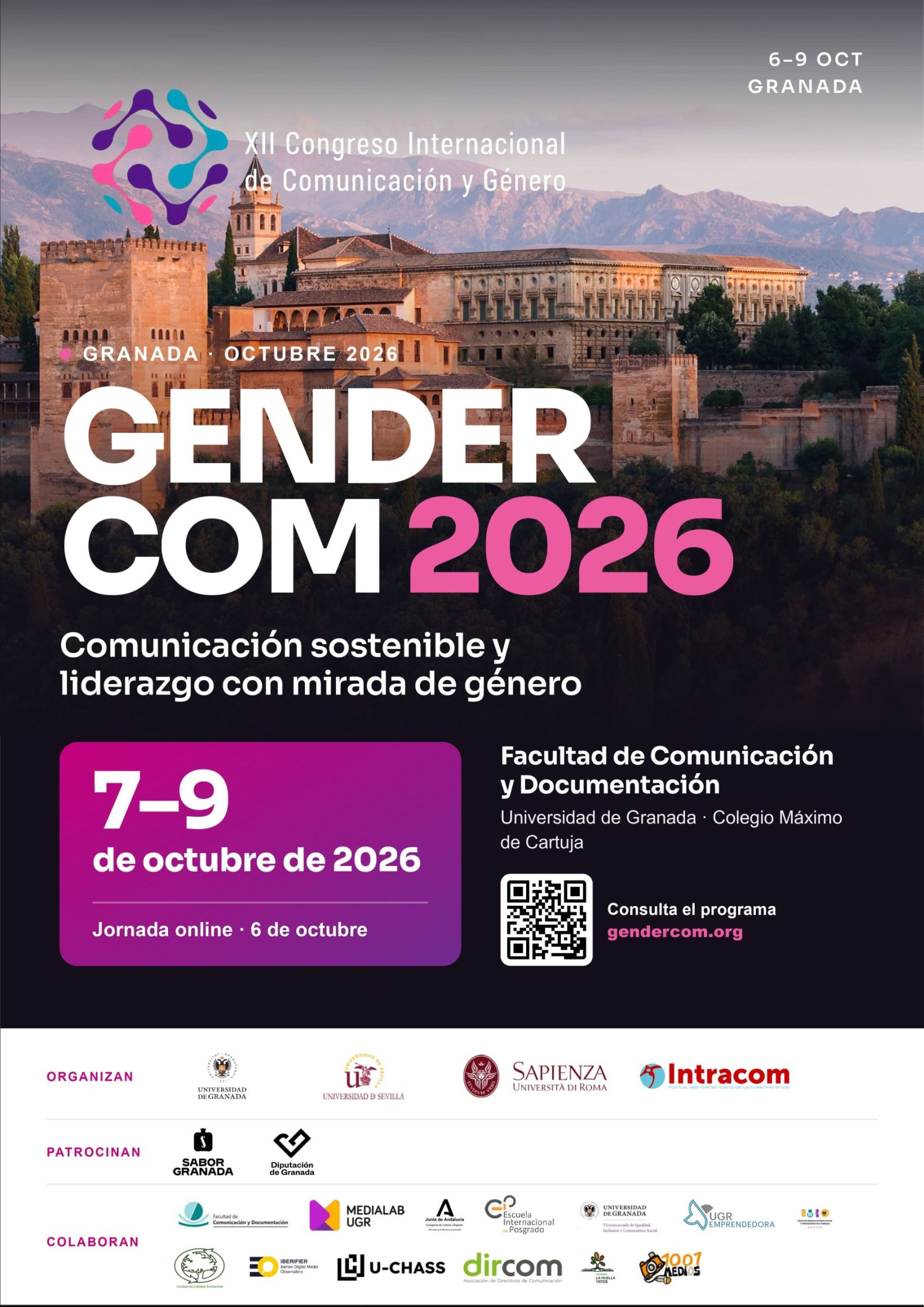 Imagen de la noticia: GenderCom 2026 reúne en la UGR a expertos en género, clima y migraciones