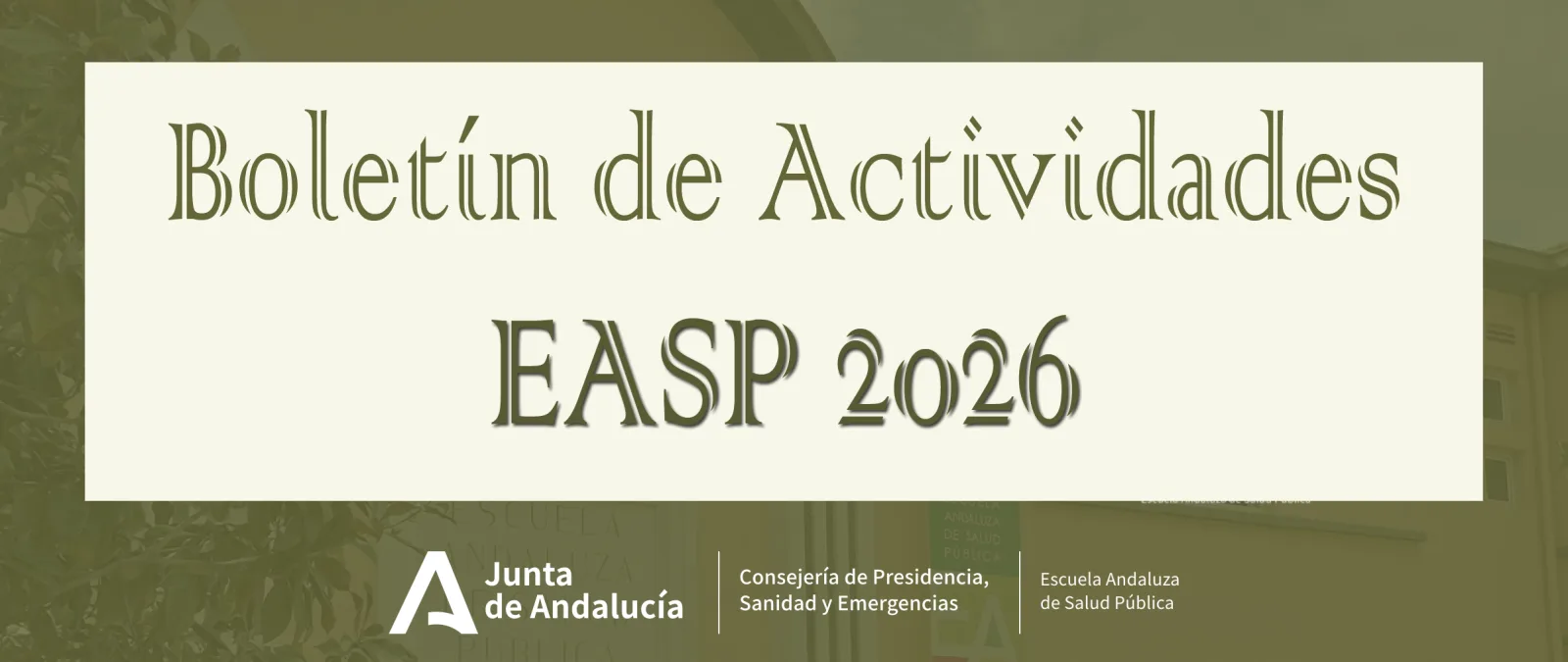 Imagen de la noticia: La Escuela Andaluza de Salud Pública programa siete jornadas técnicas entre noviembre y diciembre