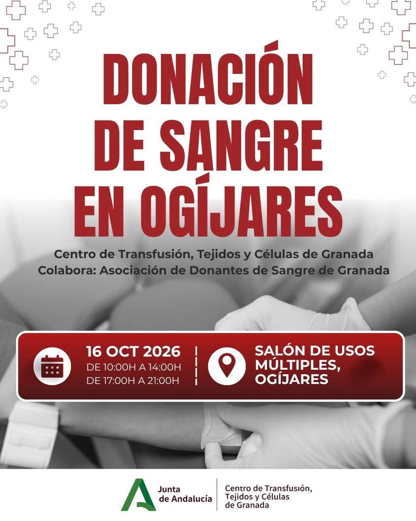 Jornada de donación de sangre y plasma en Ogíjares