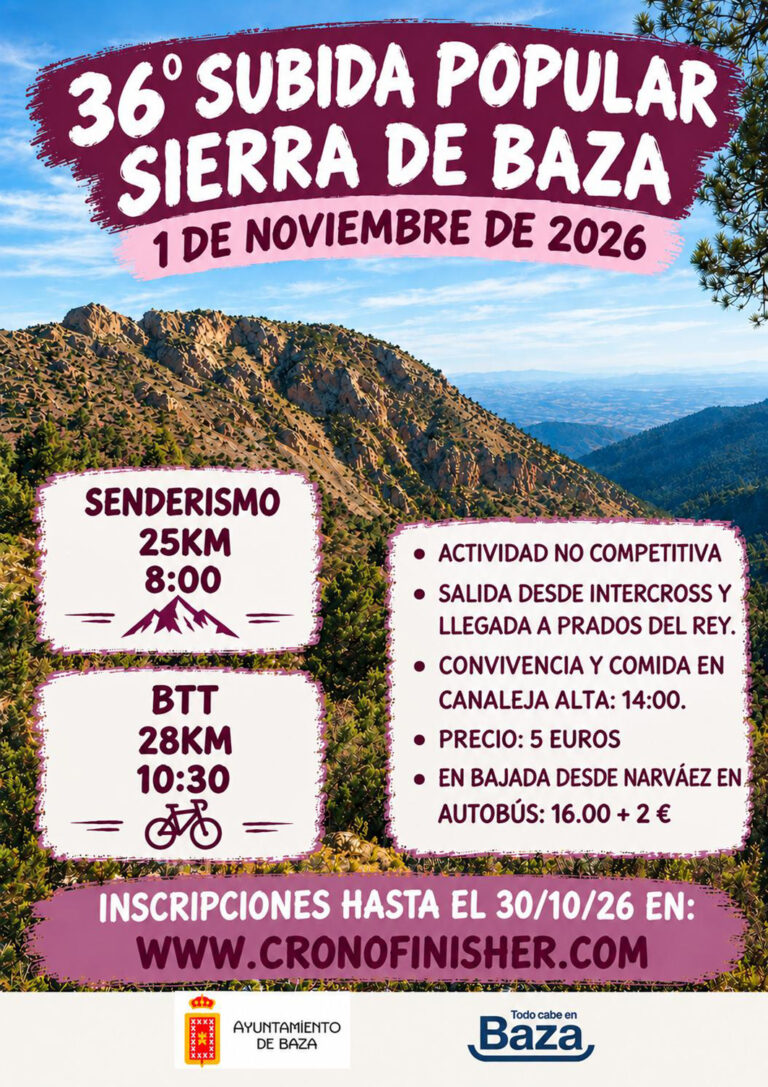 Imagen de la noticia: Abiertas las inscripciones para la 36ª Subida Popular a la Sierra de Baza