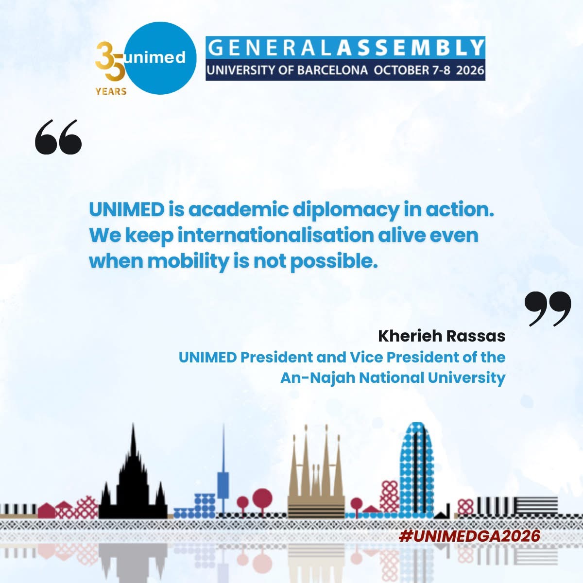 Image for the story: The UGR joins the Steering Council of the UNIMED university network