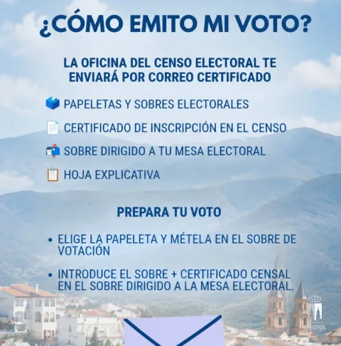 Imagen de la noticia: Órgiva abre la solicitud del voto por correo para las generales del 29 de noviembre