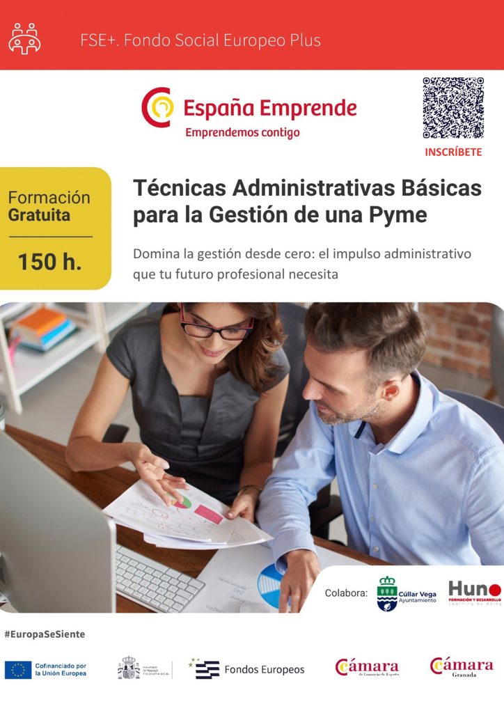 Imagen de la noticia: Cúllar Vega acoge un curso gratuito de gestión administrativa para pymes desde el 3 de noviembre
