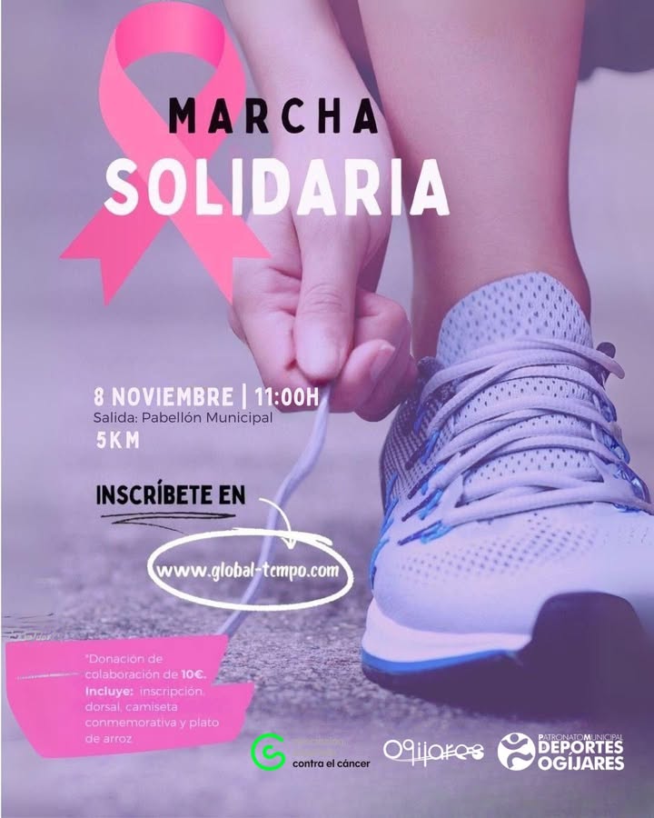 Imagen de la noticia: Ogíjares celebra el 8 de noviembre su marcha solidaria contra el cáncer de mama