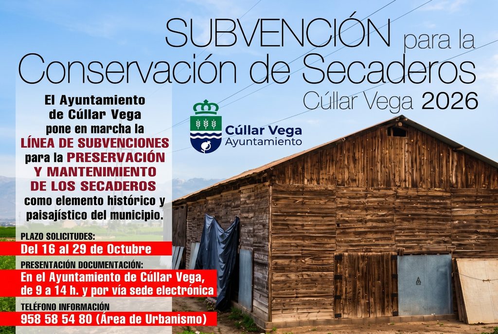 Imagen de la noticia: Cúllar Vega abre el plazo para pedir ayudas de hasta 4.000 euros para conservar secaderos