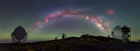 Imagen de la noticia: El IAA-CSIC coordina el software de los cuatro telescopios LST del CTAO en La Palma