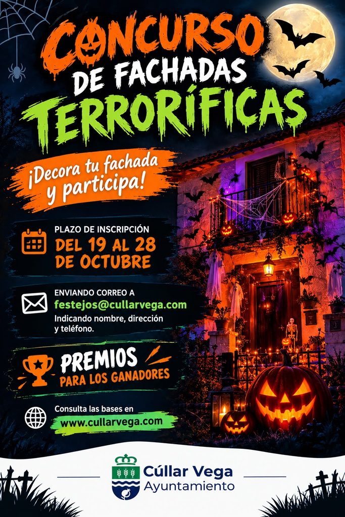 Imagen de la noticia: Cúllar Vega abre el plazo para decorar fachadas y balcones en Halloween