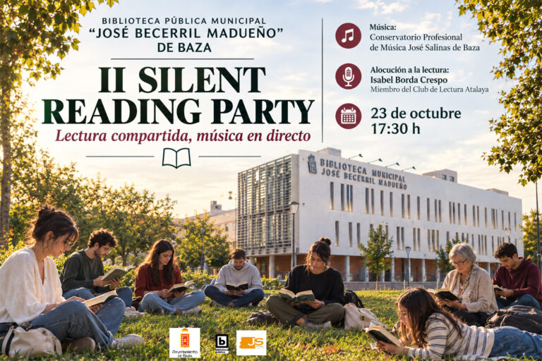 Imagen de la noticia: Baza celebra el II Silent Reading Party el viernes 23 de octubre en la Biblioteca Municipal