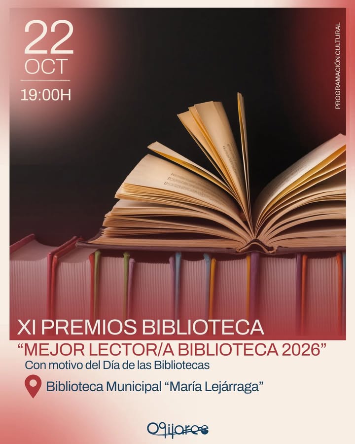 Imagen de la noticia: Ogíjares entrega el jueves 22 de octubre los premios al mejor lector de su biblioteca