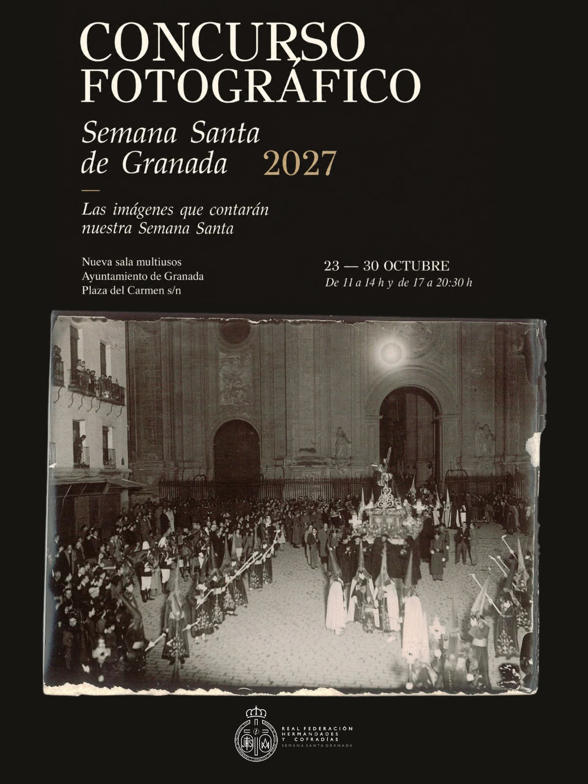 Imagen de la noticia: La exposición del concurso fotográfico de la Semana Santa 2027 abre el viernes 23 en Granada