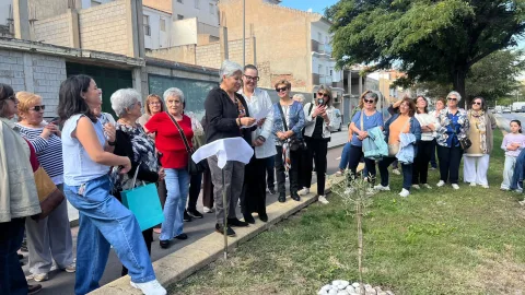 Imagen de la noticia: Mujeres de los ocho pueblos de Baza plantan un olivo y leen un manifiesto por el medio rural