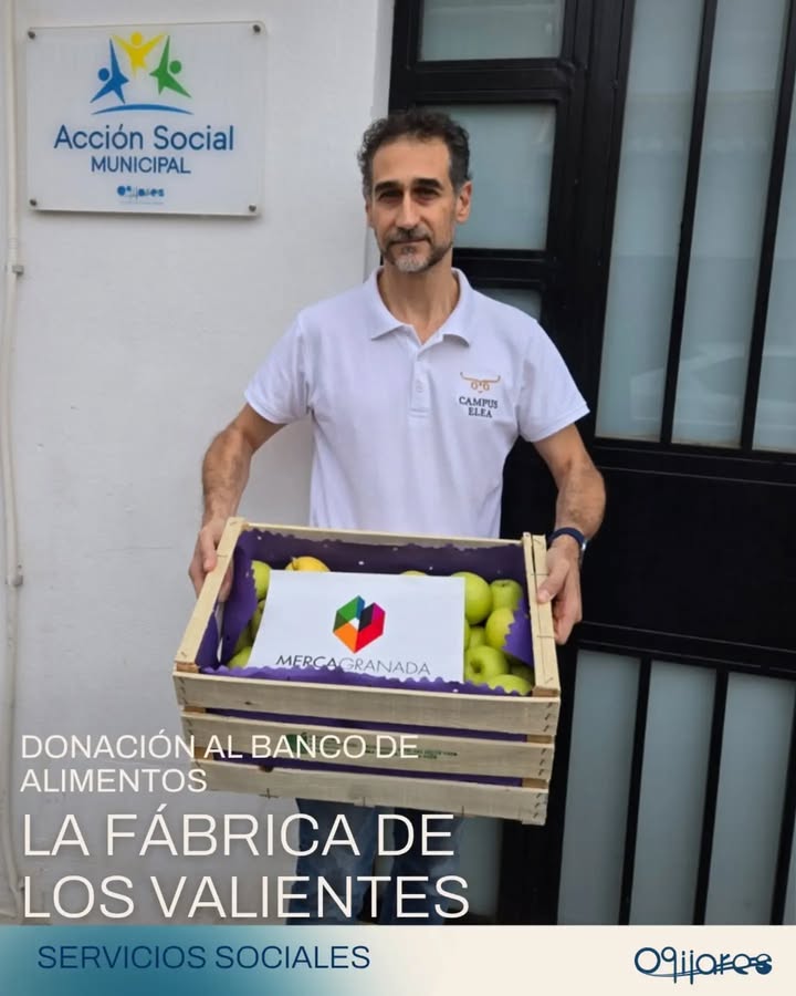 Imagen de la noticia: Ogíjares agradece la donación de fruta para el Banco de Alimentos de La Fábrica de los Valientes