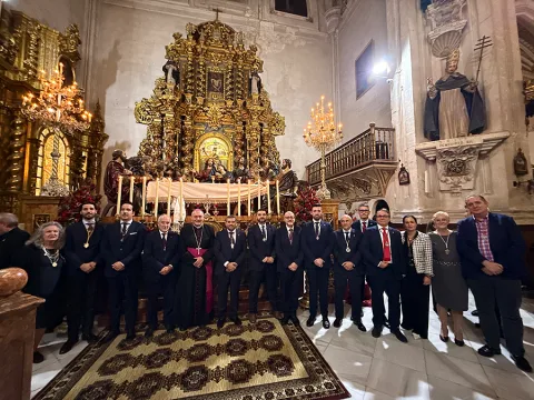 Imagen de la noticia: La Hermandad de la Santa Cena cierra su centenario con una misa y la bendición de un nuevo nimbo