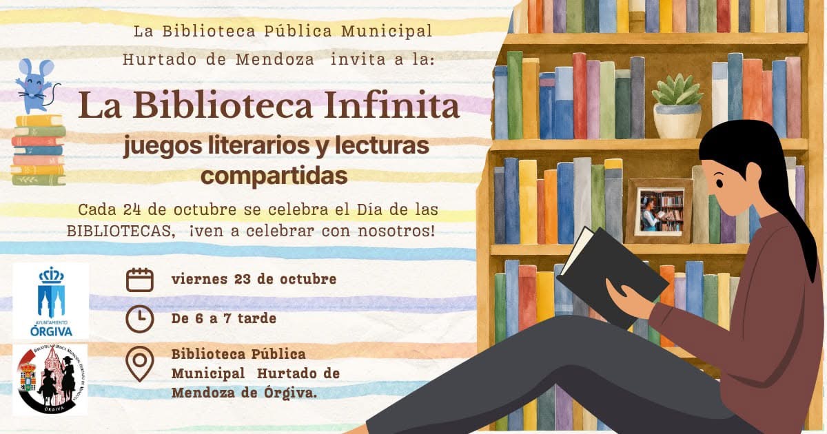 Imagen de la noticia: Órgiva celebra el Día de las Bibliotecas con juegos literarios y lecturas compartidas
