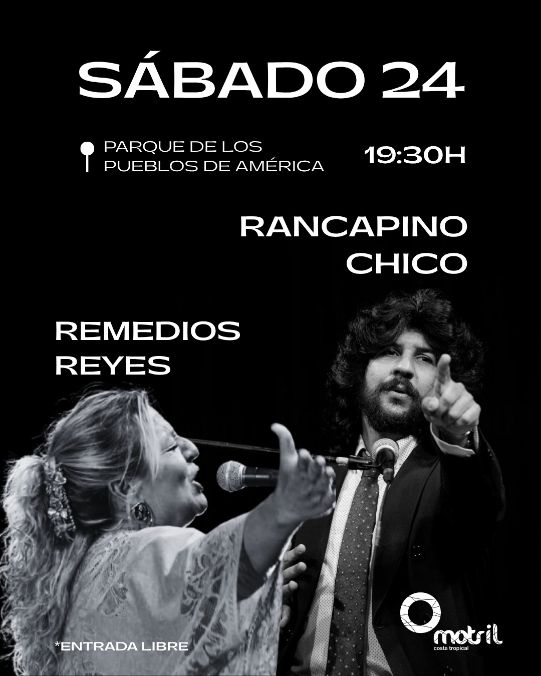 Imagen de la noticia: Rancapino Chico y Remedios Reyes actúan el sábado en Motril con entrada libre