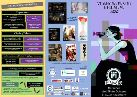 Imagen de la noticia: Maracena proyecta cuatro películas gratuitas y 200 cortos en su Semana de Cine e Igualdad
