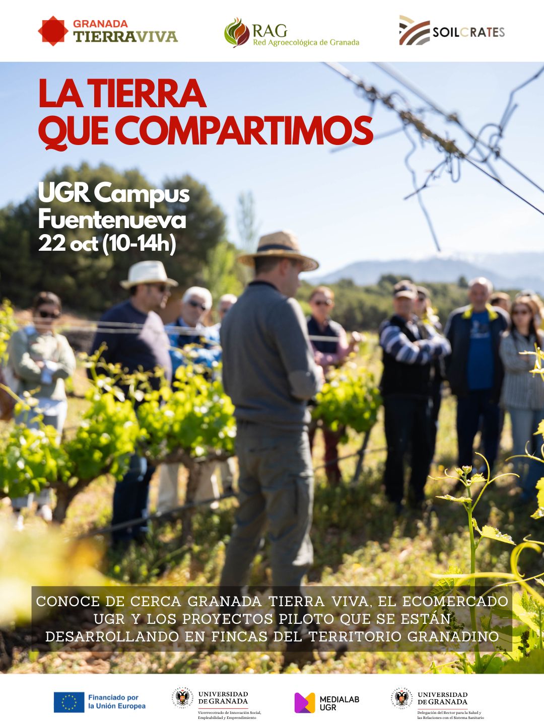 Imagen de la noticia: El Ecomercado de la UGR abre el jueves 22 con desayuno agroecológico y ponencias sobre suelos vivos