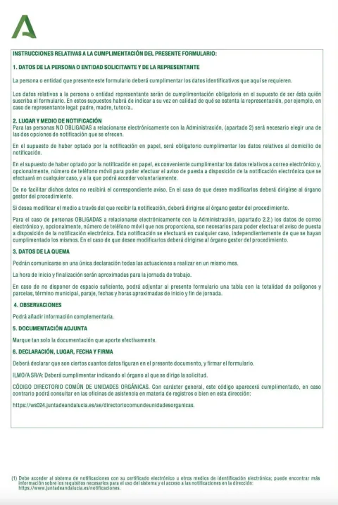Imagen de la noticia: Órgiva abre el trámite para declarar las quemas agrícolas de 2026