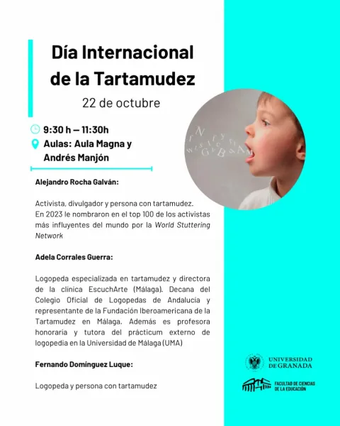 Imagen de la noticia: La UGR aborda la tartamudez en una jornada abierta este jueves en Ciencias de la Educación