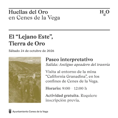 Image for the story: Cenes de la Vega celebrates the mining day «El Lejano Este, Tierra de Oro» on Saturday