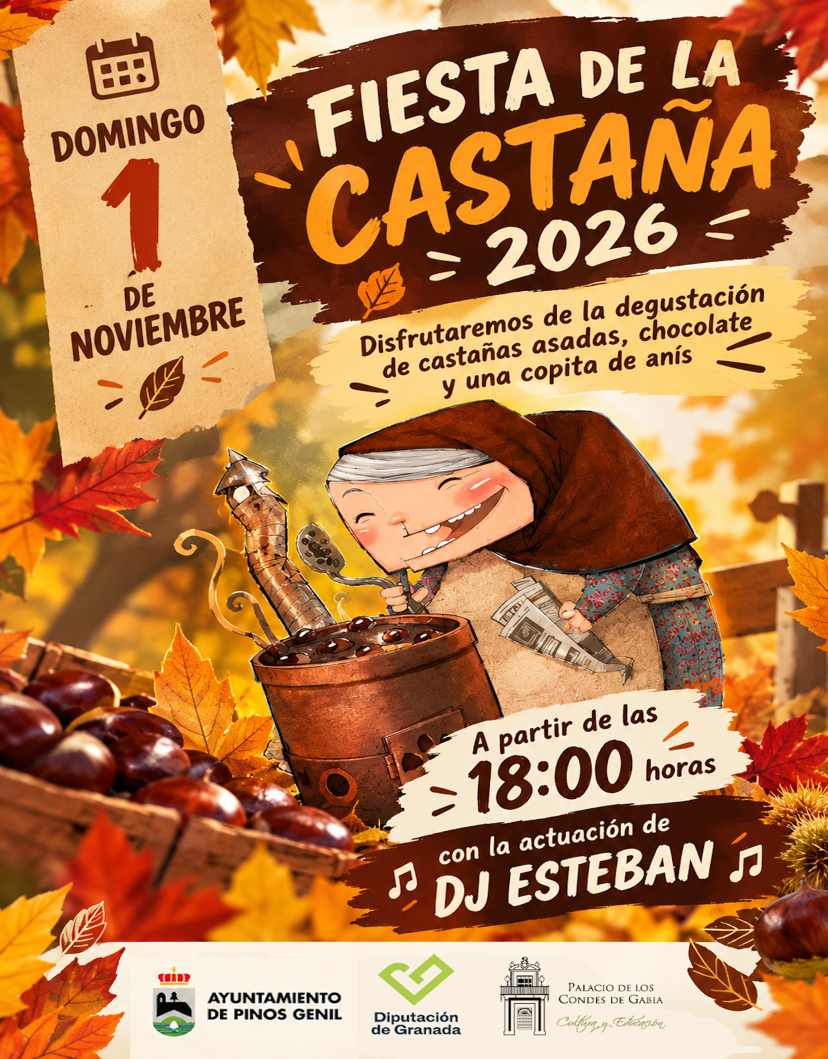 Imagen de la noticia: Pinos Genil celebra la Fiesta de la Castaña el domingo 1 de noviembre