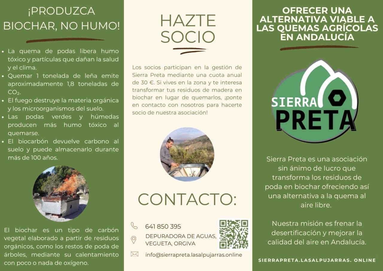 Imagen de la noticia: Órgiva convierte los restos de poda en biochar para mejorar el suelo